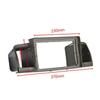 1pc Gray 9" 2Din Car Audio Panel Frame Adapter