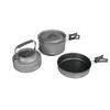 Outdoor Camping Cookware Set Camping Pot Pan and Kettle for Outdoor Backpacking Hiking