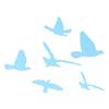 Bird Shape Mirror Wall Sticker   Wall Decals for Living Room Bedroom Decoration