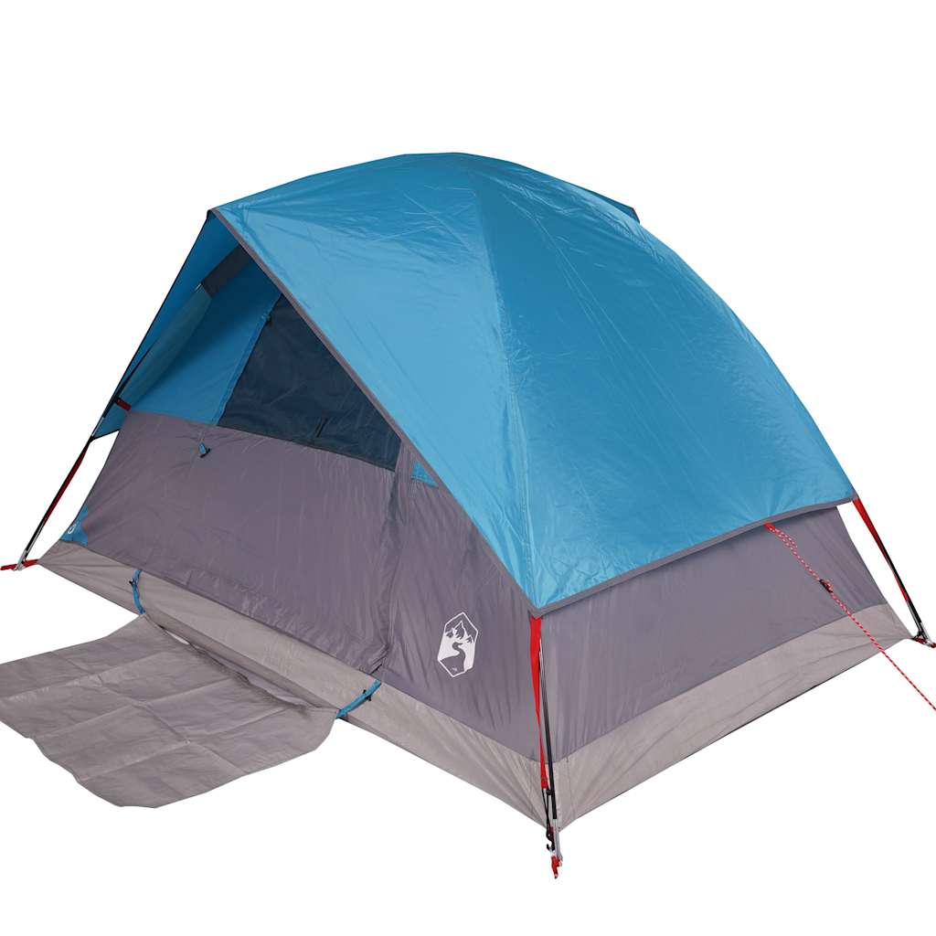 Vidaxl Tourist Tent, Dome, 2-Person, Blue, Waterproof