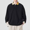 TUCANO Men's Faux Two-Piece Polo Knit Sweater
