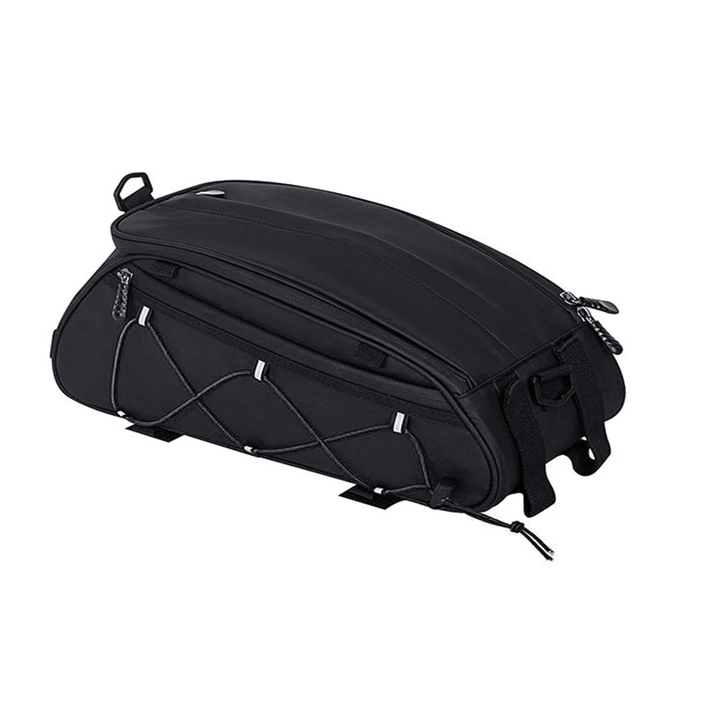 10L Bike Trunk Panniers Saddle Seat Bag Carriers with Reflectors Waterproof Hard Shells Bike Bag for Bicycles Rear Rack