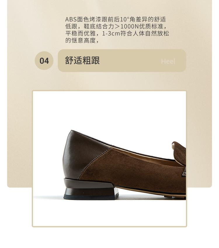 Spring Women's Shoes with Rhinestones, Pointed Toes, Low Heels, Thick, Single Order Shoes, Women's Commuting, Loafers, Fashion Shoes, Women's