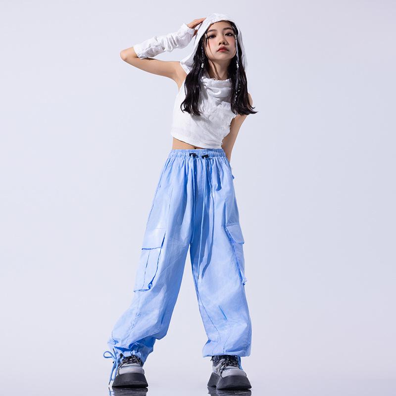 

Модный костюм для джазового танца для девочек - Стильный наряд для хип-хоп выступления 140 cm