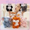 Cute Fox Stuffed Animal Toy Short Plush Material Children Bedroom Gift Doll