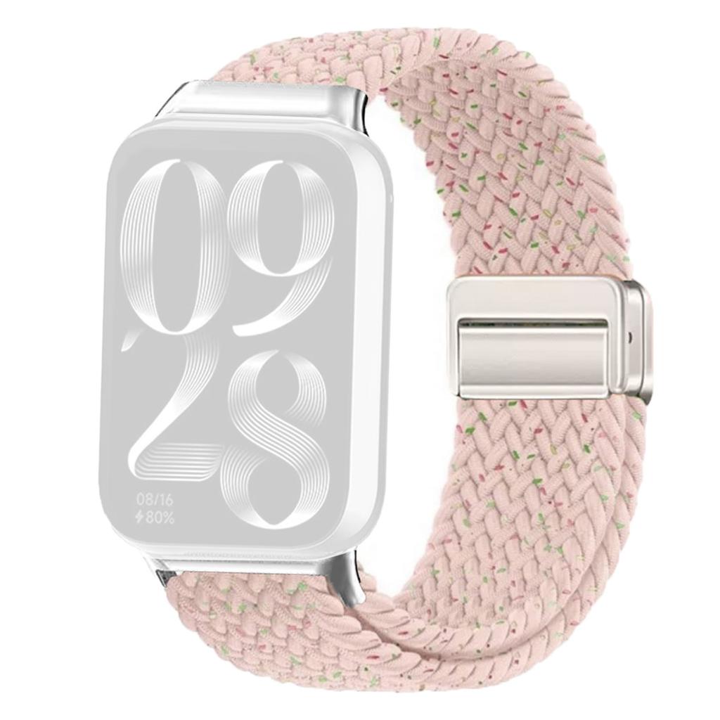 Watch Strap For Xiaomi Smart Band 9 Pro/Band 8 Pro/Redmi Watch 5/Watch 4 Magnetic Stretchy Nylon Woven Band