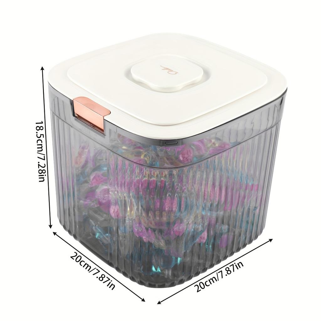 Laundry Pods Container For Laundry Room Organization Decor, Laundry Powder Container for Laundry Organization Laundry Pod Holder