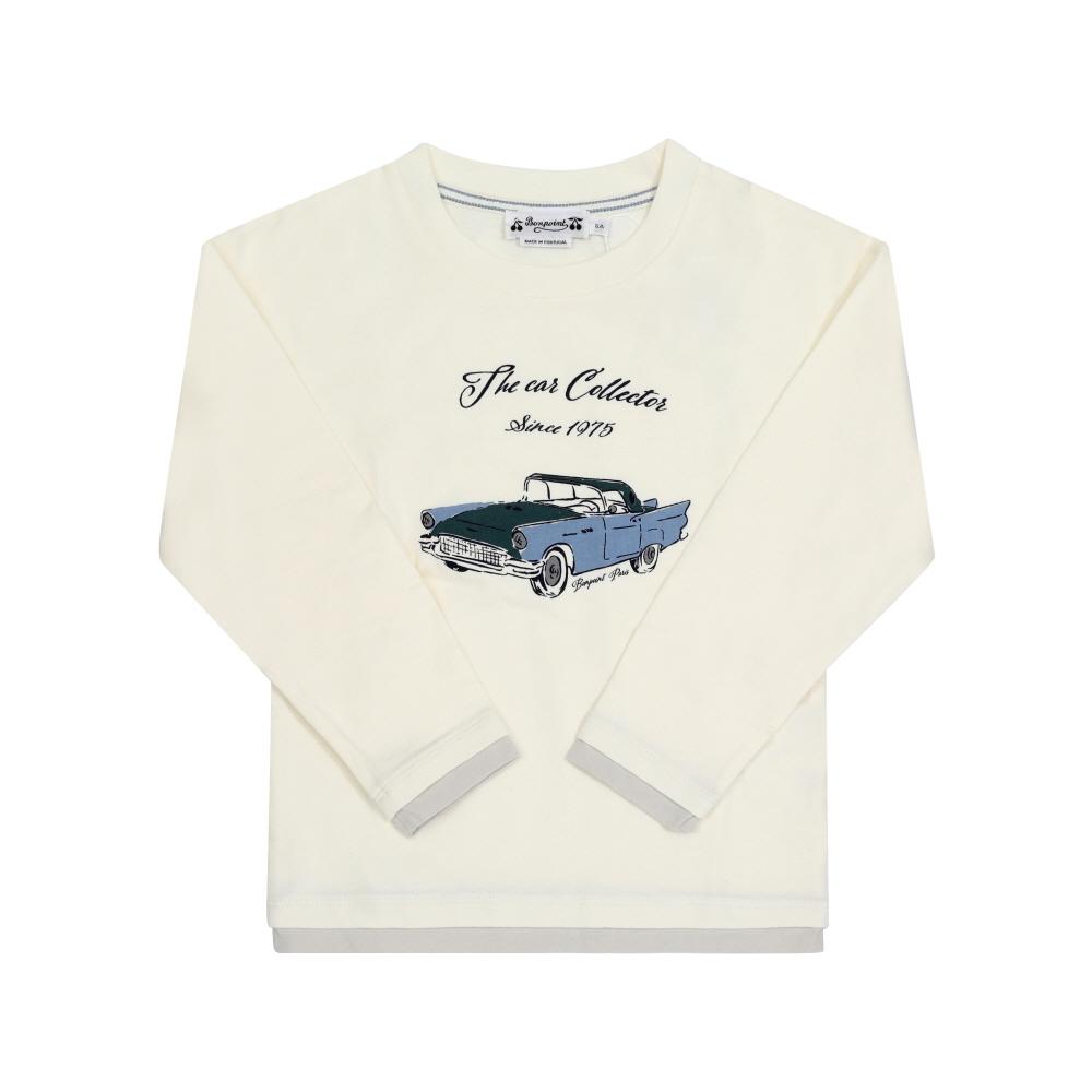 

BonpoinT Boys Long Sleeve T shirT w05bTsk00016 W05BTSK00016 102 (10A)