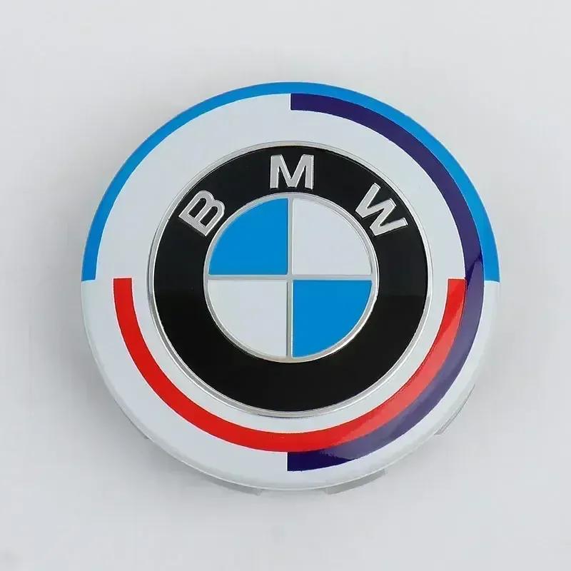 -4pcs 68MM Blue White 56MM Car Wheel Center Hup Caps Wheel Cover For BMW E36 E39 E46 E60 E90 E90 F10 F30 G20 G21 G30 G11 F15 X5