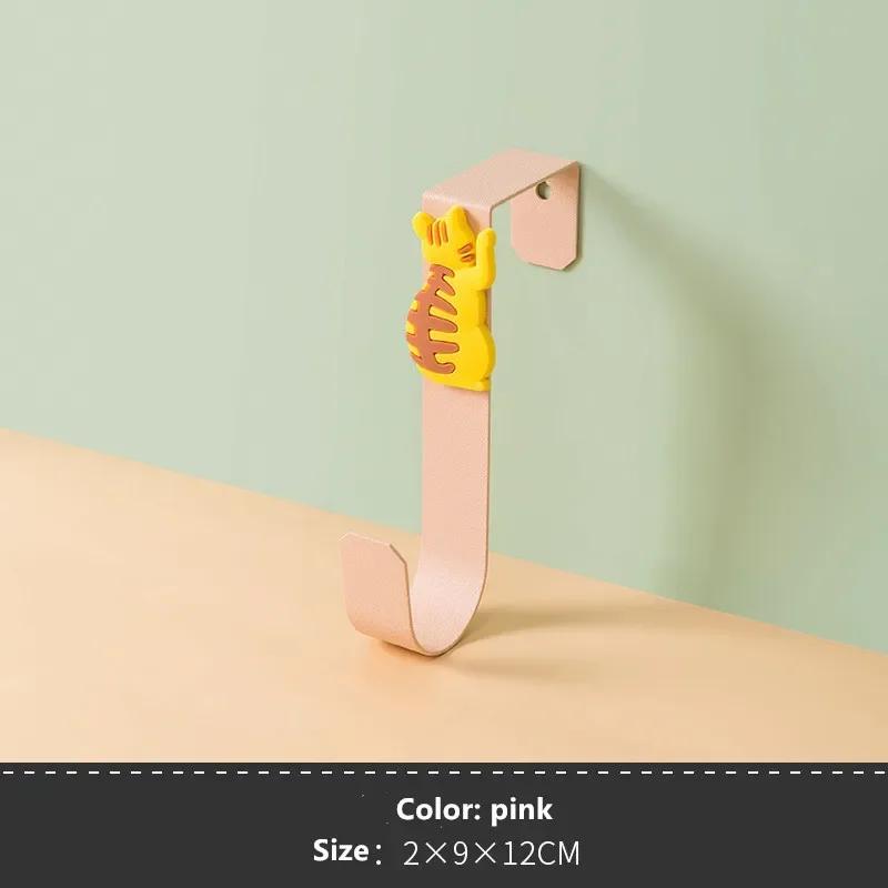 1PC Cabinet Door Back Hook Free Punching Bathroom Door Back Multifunctional Storage Hook Drawer Robe Hook