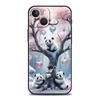 Baby Panda Phone Case Cover for iPhone 17 16 15 14 13 12 Pro Max 11 Pro Max 17 AIR Plus Shockproof Soft TPU Shell Fundas Capas