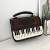 Bolso de mensajero de encaje de piano literario retro de alto valor, bolso de mano versátil, mochila simple, maletín, bolso de hombro
