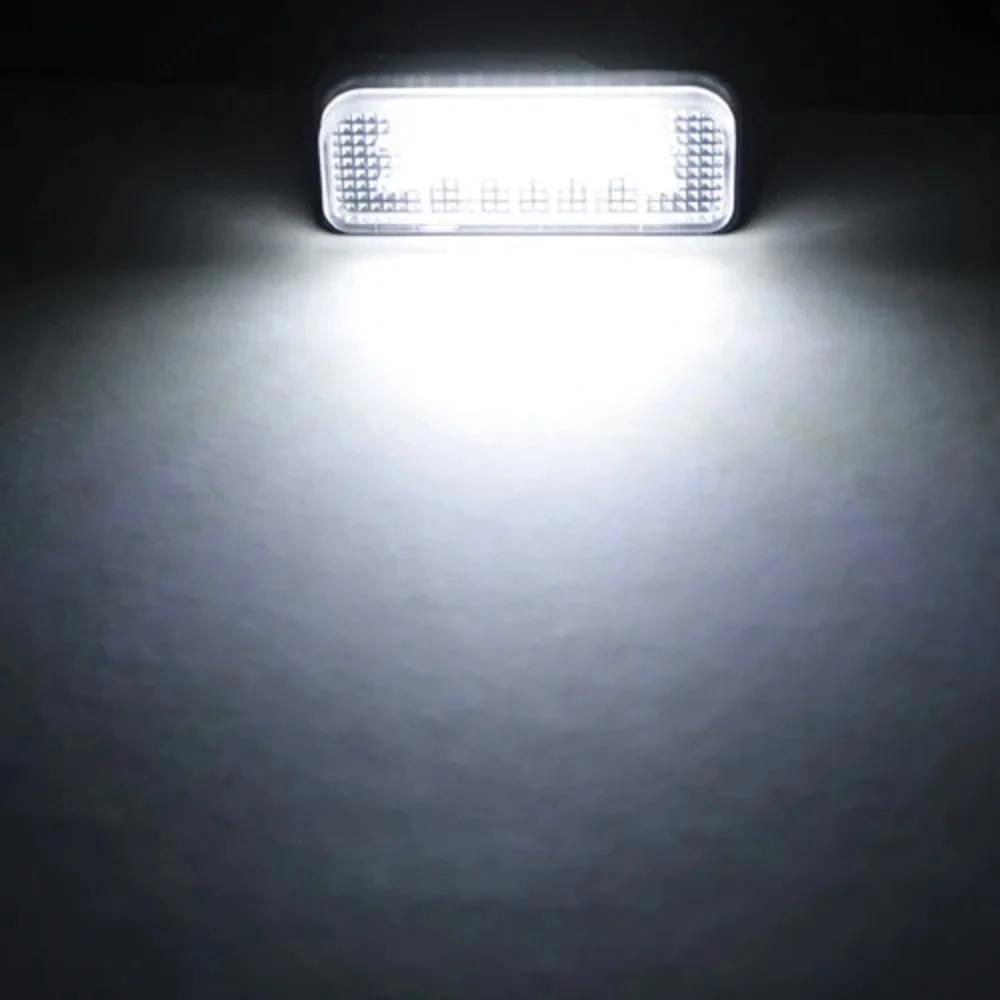 2x Xenon White License Plate LED Light No Error For Mercedes Benz W219 W211 W203 WAGON E320 E500 AMG E63 S211 C240