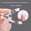 5pcs Nail Crystal Nail Mold Fixing Clip, Nail Tool Crystal Glue Clip, Crystal Delay Glue Setting Clip, Nail Glue