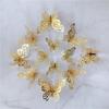 12Pcs/Set 3D Hollow Butterfly Wall Sticker DIY Wedding Decoration Living Room Home Decor Butterflies Decal Stickers