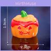 Gruselige Geisterkürbis Harz Mini-Figur Halloween-Themen DIY-Dekor für Zuhause oder Büro