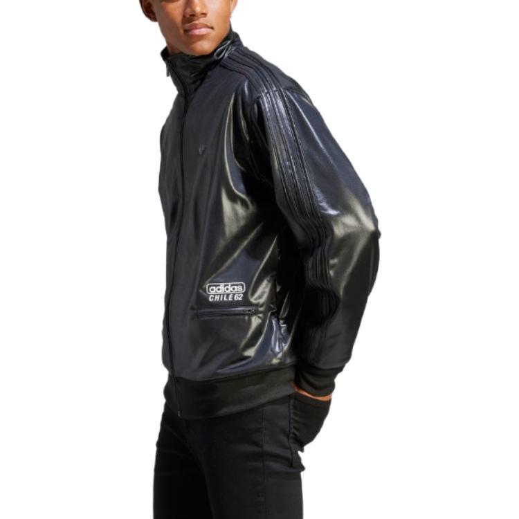 Adidas Originals Jackets Men's Black Stand Collar Moderate Other IL6153