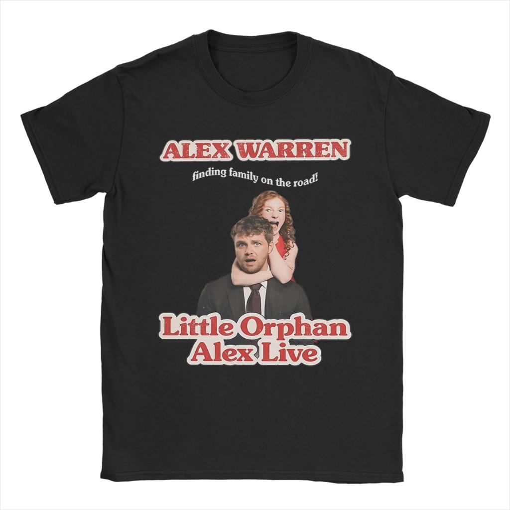 Alex Warren Singer T Shirt for Unisex Pure Cotton Unique TShirts O Neck Tee Shirt Short Sleeve Clothing Adult