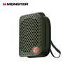 Monster M3 Magnetic Clip-On Mini BT V5.4 Portable Outdoor Sport Wearable Wireless Bluetooth Speakers With Bass Mic