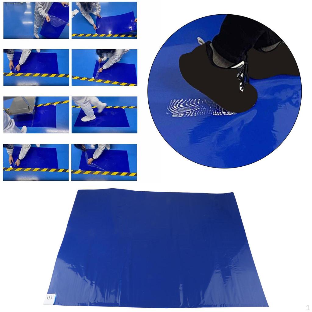 Sticky Mats Adhesion 30Sheets Corridors Home Tacky Pads Floor for Crafting Sports Venues