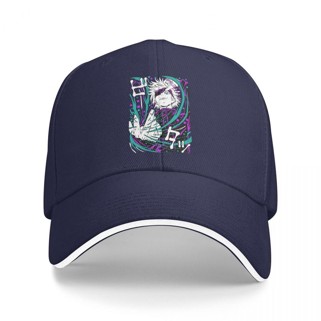 Baseball Caps Anime Jujutsu Kaisen Satoru Gojo Vintage Vintage Casquette Female Male Sport Spring Caps