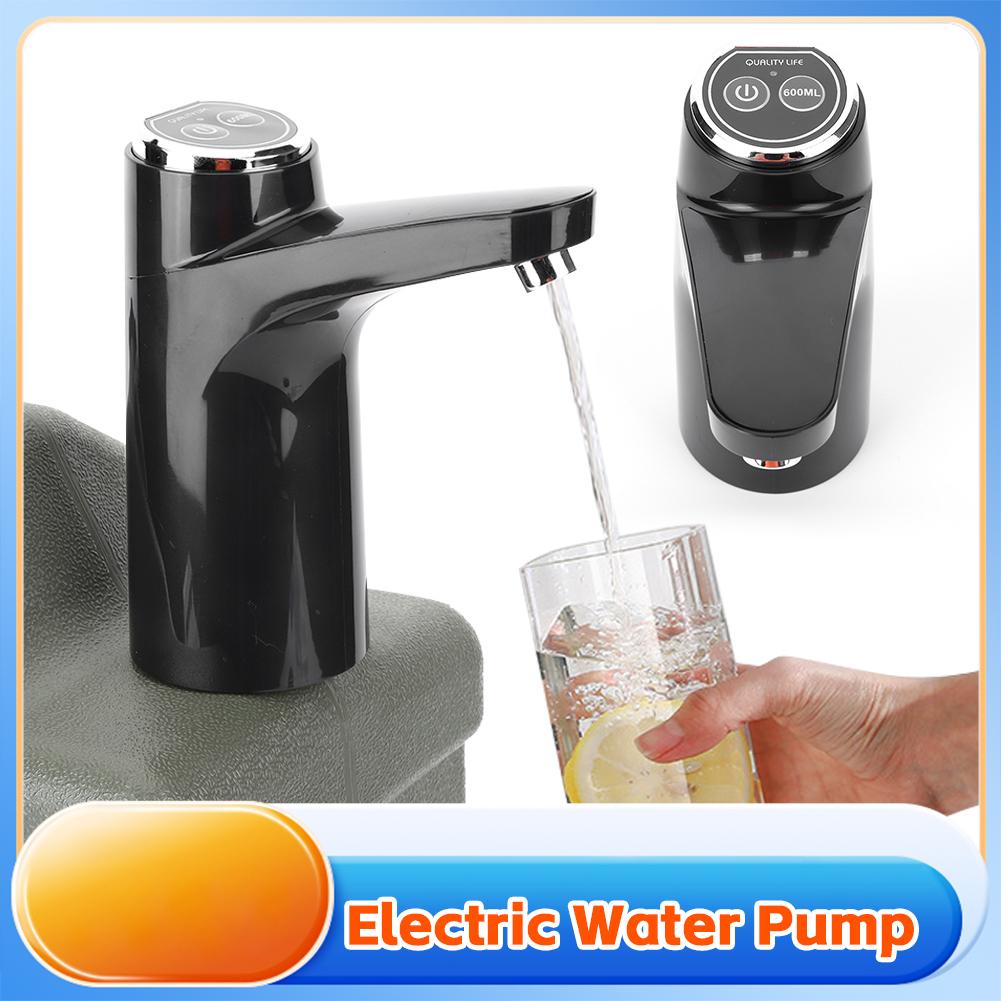 Wireless Water Pumping Device USB Rechargeable Mini Water Pump One Key Switch Auto Water Pump for Camping Water Tank