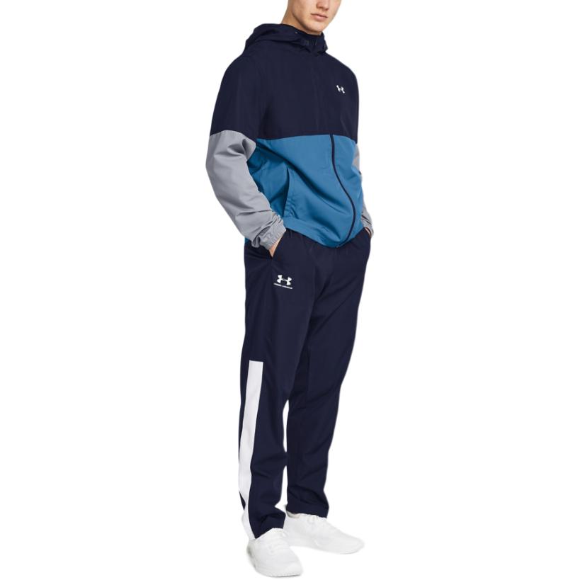 Under Armour Woven Collection Knitted Sweatpants Men's Navy Blue 1352031-410