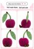 Cherry Peach Plush Toy - Cute Comfort Doll for Children