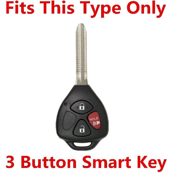 Rpkey Silicone Keyless Entry Remote Control Key Fob Cover Case Protector Replacement Fit for Toyota 4Runner Corolla Matrix RAV4 Venza Yaris Pontiac