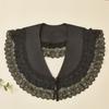 French Design Double Layer Detachable Collar for Women Girl Elegant Ruffle Lace Collar Neckpiece For Clothes Enhancement