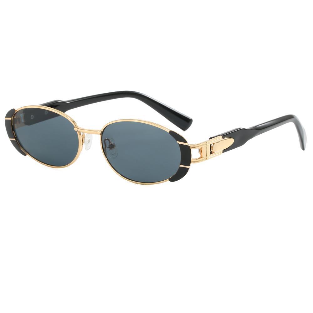 Superhot Eyewear 23611 Fashion 2024 Retro Oval Cyberpunk UV400 Outdoor Vacation Sunglasses