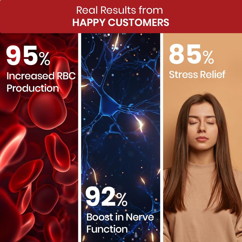 Vlado's Himalayan Organics Plant Based Vitamin B12 2.2mcg Capsules With B Complex & Moringa 60 Veg For Energy Support