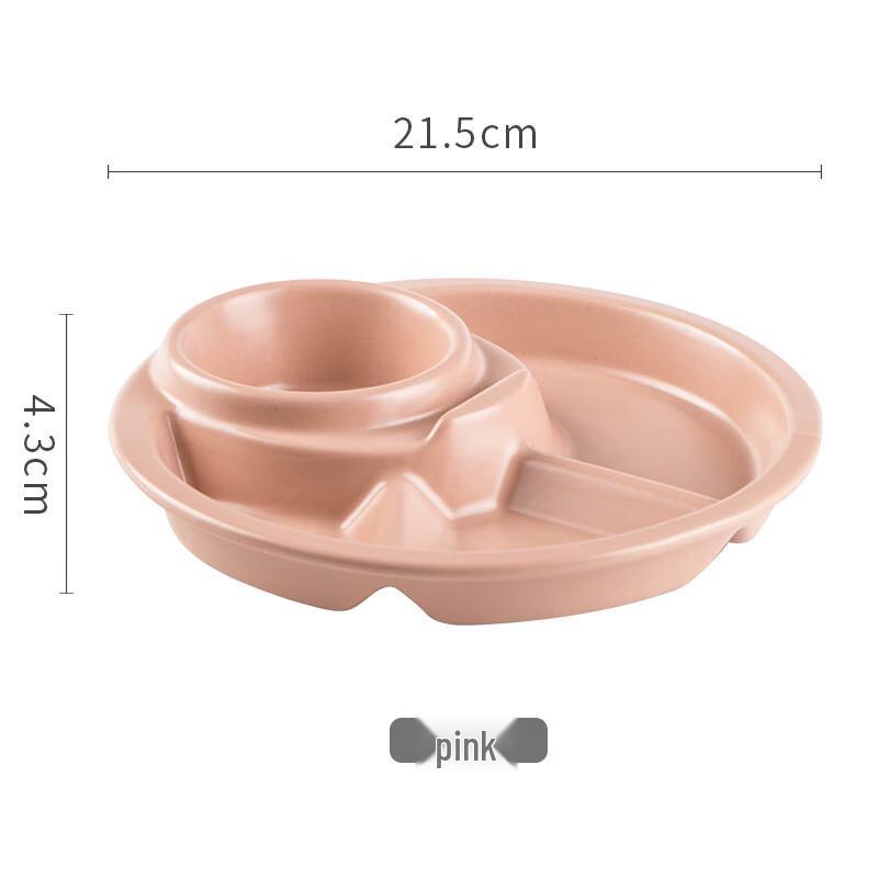 LISM Ceramic Divided Portion Plate