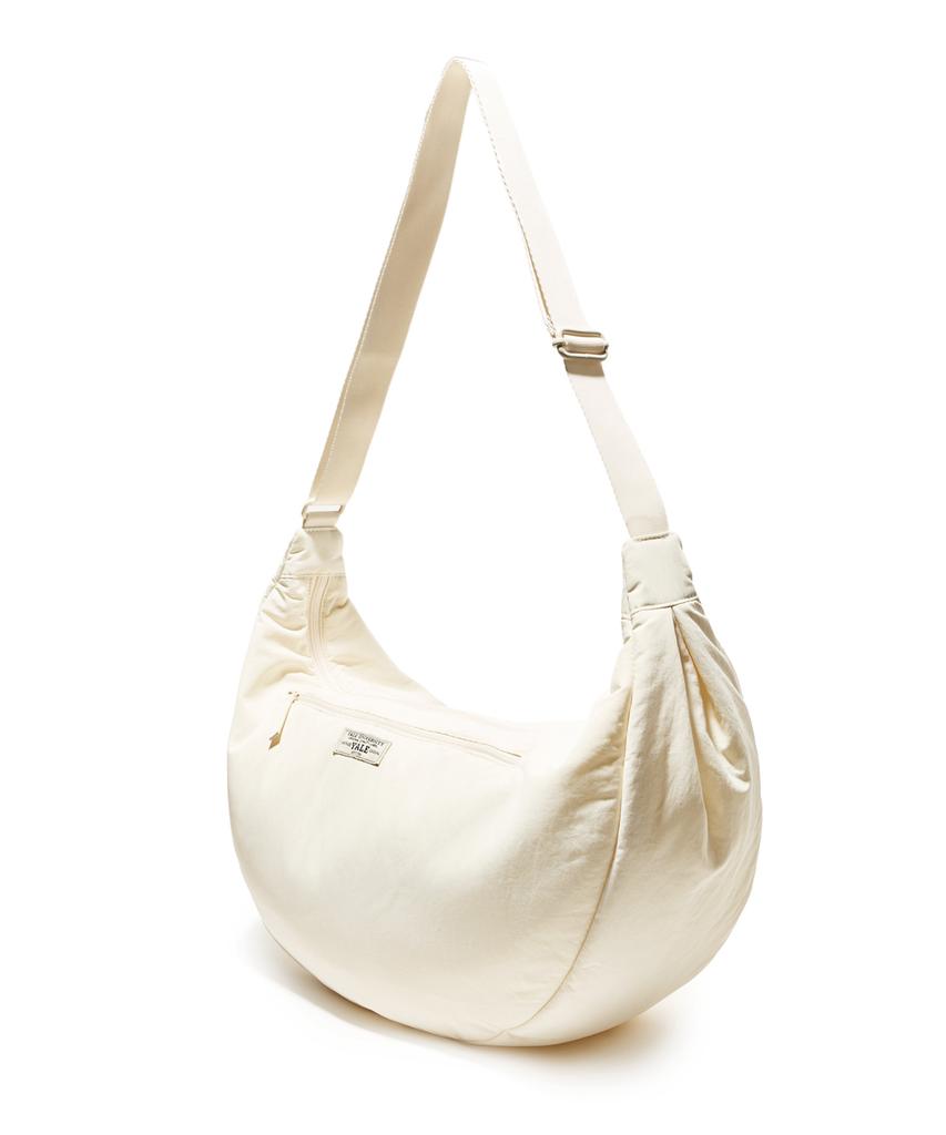Yale Round Shoulder Large Bag_Cream