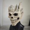Halloween Skull Warrior Mask Scary Realistic Detailed Prop for Adults Men Women Party Masquerade Cosplay Festival Decoration