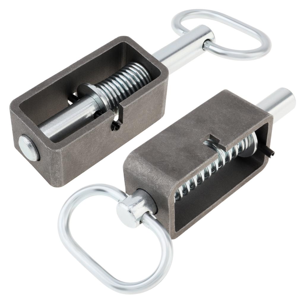 304 Stainless Steel 2pcs Heavy Duty 5 Inch Spring Latch Lock Weld Assembly Universal Trailer Gate