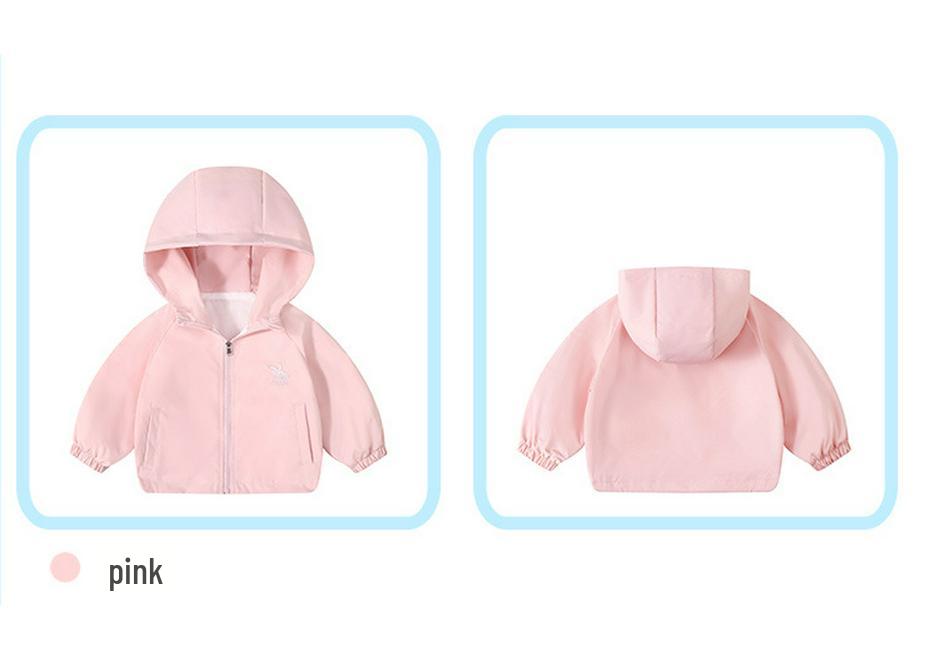 867 Kids' Stylish Spring & Autumn Jacket - Boys & Girls Solid Color Outdoor Coat, Ideal for School Uniforms