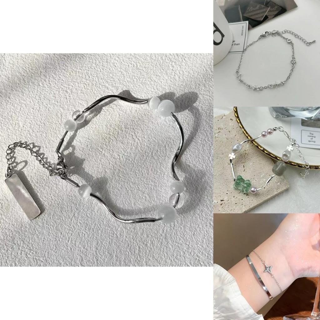 Elegant Titanium Steel Heart Bracelet For Women Trendy High-end Fashion Jewelry