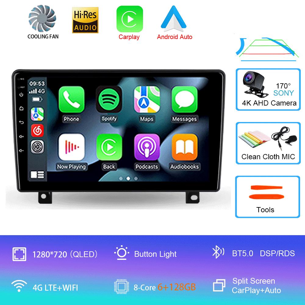 Car Radio Android 14 Carplay Auto For Opel Astra H 2006 2007 2008 - 2014 GPS Navigation Video Player 2 Din Stereo DVD Multimedia