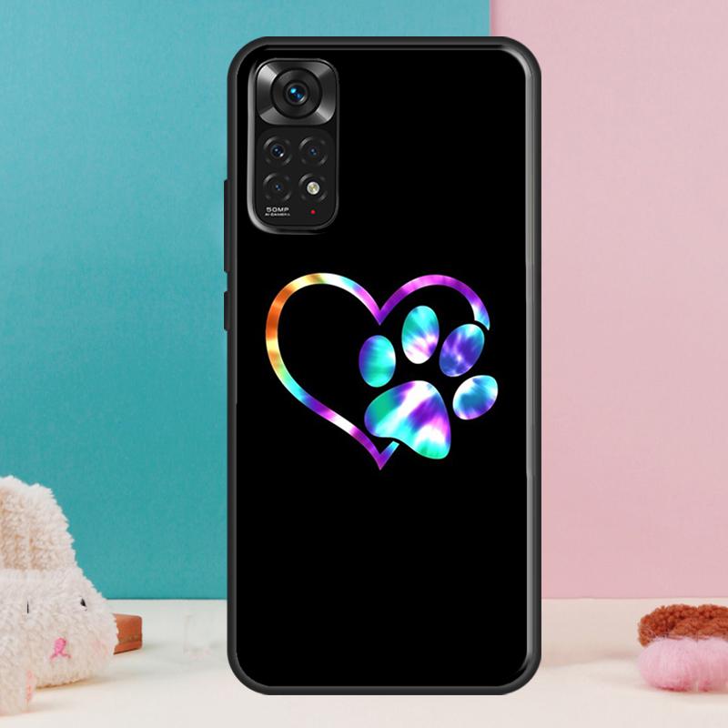 

Dog Paw Case For Xiaomi Redmi Note 13 Pro 14 12 11 9 10 9S 10S 11S 12S Redmi 14C 13C 10C 12C Cover Redmi Note 13ProPlus