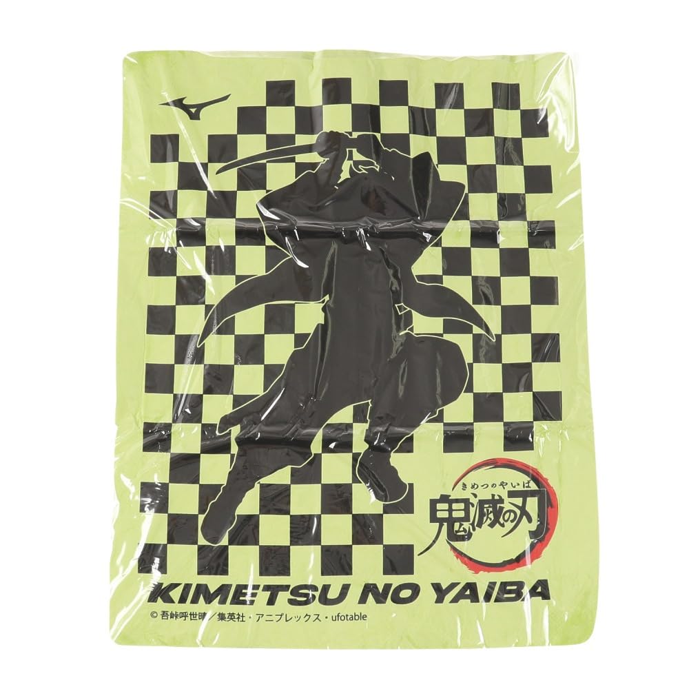 

MIZUNO Swim Light Size for Competitive Swimming and Demon Kimetsu no Yaiba Towel, Green, N2JY2096, 31, Fitness, Moisture-Wicking, Quick-Drying,