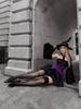 Cosplay Halloween Costume Magic Witch COSPLAY Punk Witch Hat Sexy Party Dress