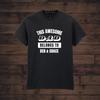 PERSONALISED Dad Gift This Awesome Dad Belongs To Your Name TShirt Fathers Day