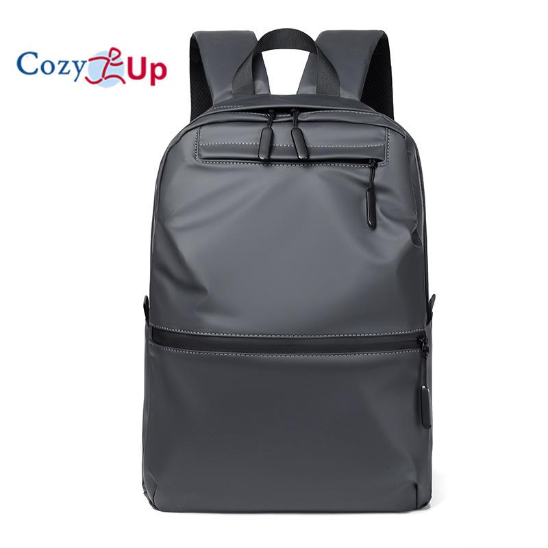 

Мужская сумка Cozy Up Leisure, кожаный рюкзак из пленки 32cm * 14cm * 43cm серый