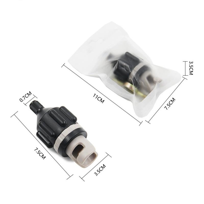 Luftventiladapter Staubdicht Verschleißfest Ruderboot Luftventiladapter Nylon Kajak Aufblasbarer Pumpenadapter für SUP Board Boot