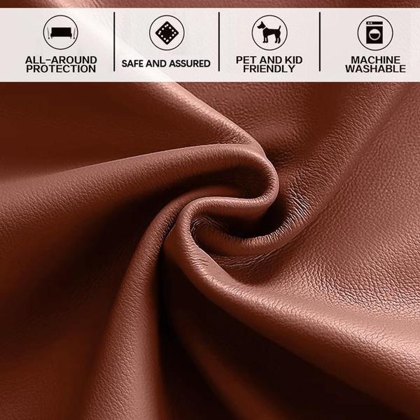 PU-läder Auto Mittkonsolskydd, Tjock förvaringsväska armstödsbox, Universell passform för de flesta fordon Sätesskydd Bilinteriörtillbehör