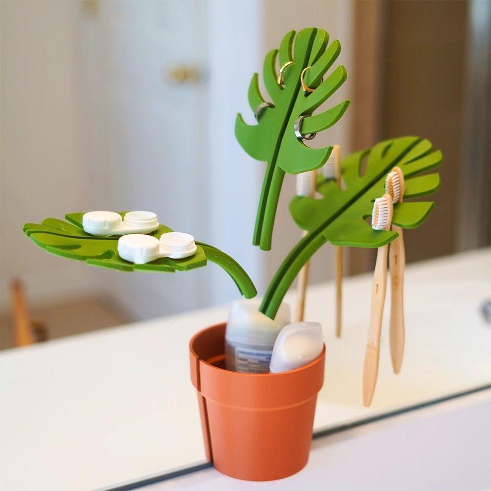 

Simulated Plant Coaster Set Multifunctional Kitchen Living Room Desktop Decoration Turtle Backed Bamboo Potted Insulation Mat M