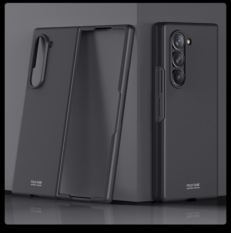 

Тонкий жесткий матовый чехол для Samsung Galaxy Z Fold 6, складной чехол против падения для Galaxy Z Fold 6 For Galaxy Z Fold 6 чёрный