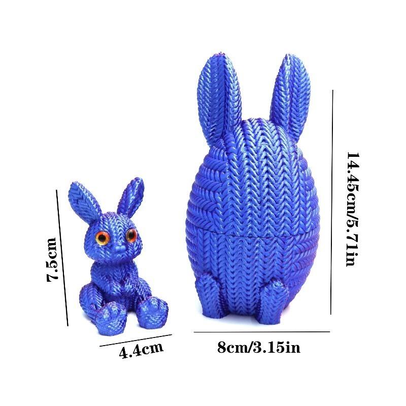 3D Printed Easter Eggs Easter Tabletop Decoration Classroom Prize Supplies For Bookcase Window Sill Bookshelf Display Cabinet