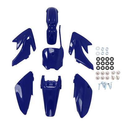 Motorcycle Mudguard Body Fairing Kit ABS Plastic Wear Aging Proof Replacement for CRF 70